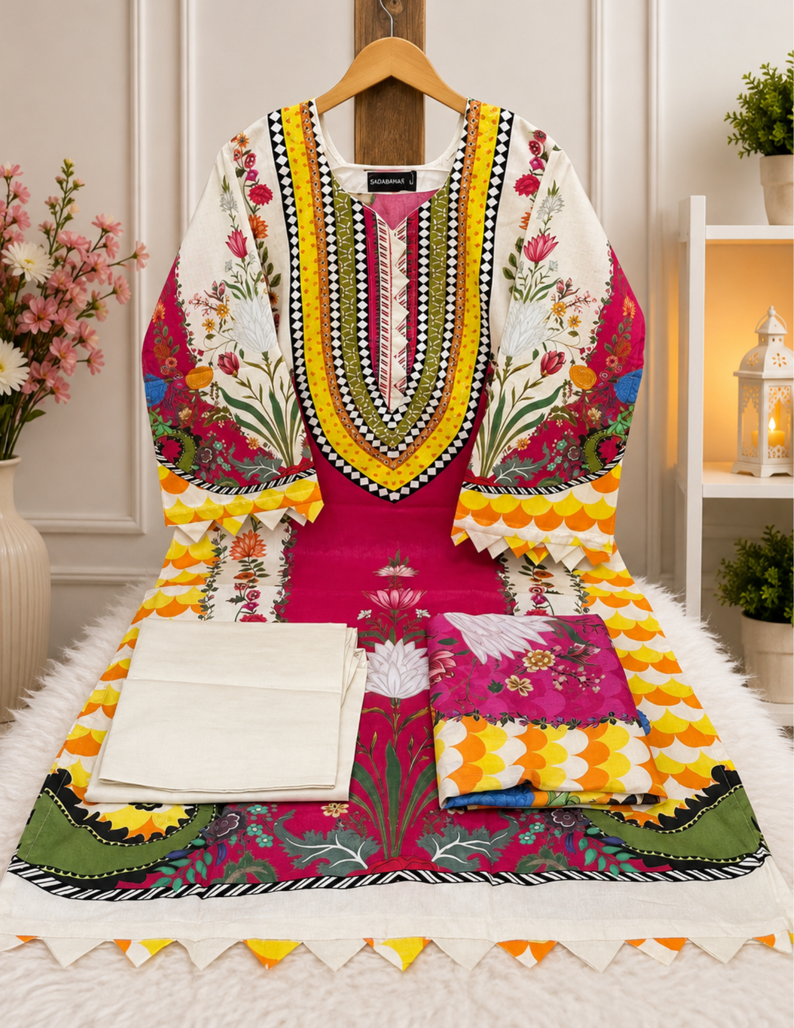 Zamzam Cotton Three Piece 2