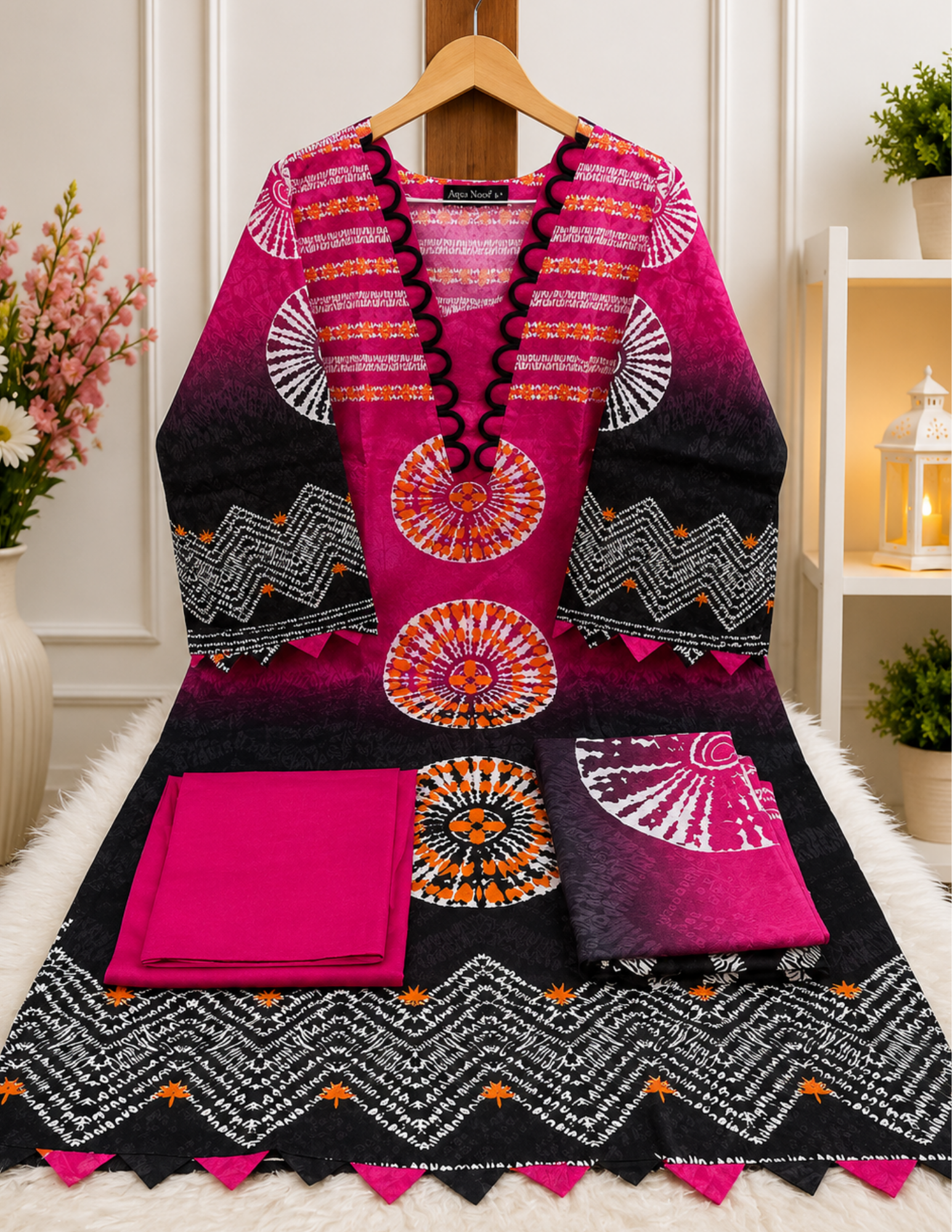 Zamzam Cotton Three Piece 3