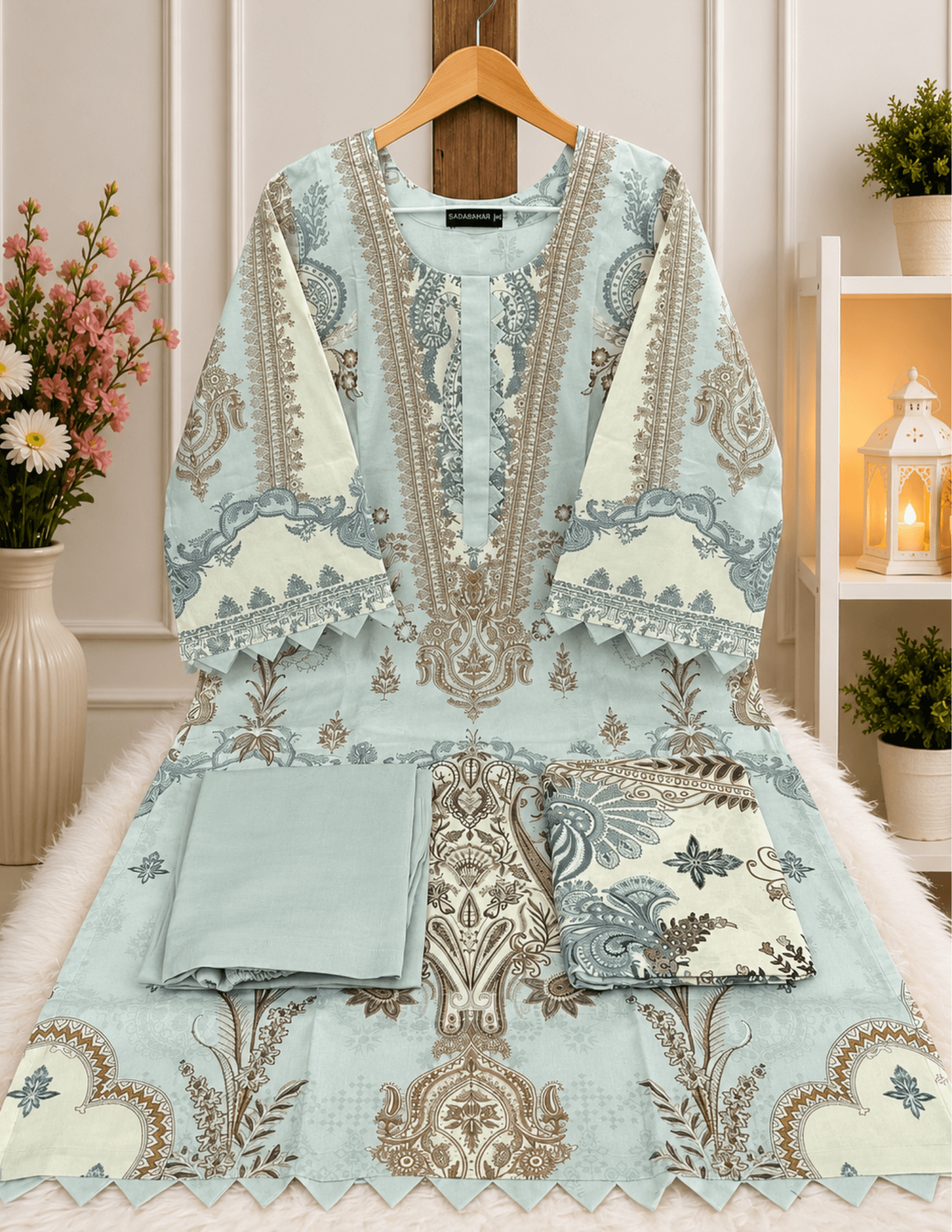 Zamzam Cotton Three Piece 4