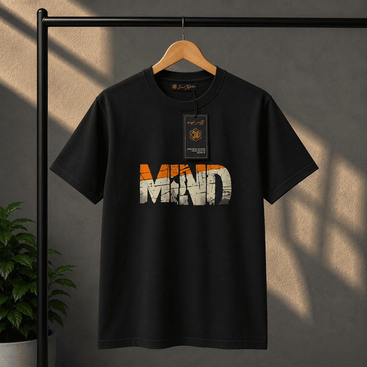 Deep maroon T-shirt