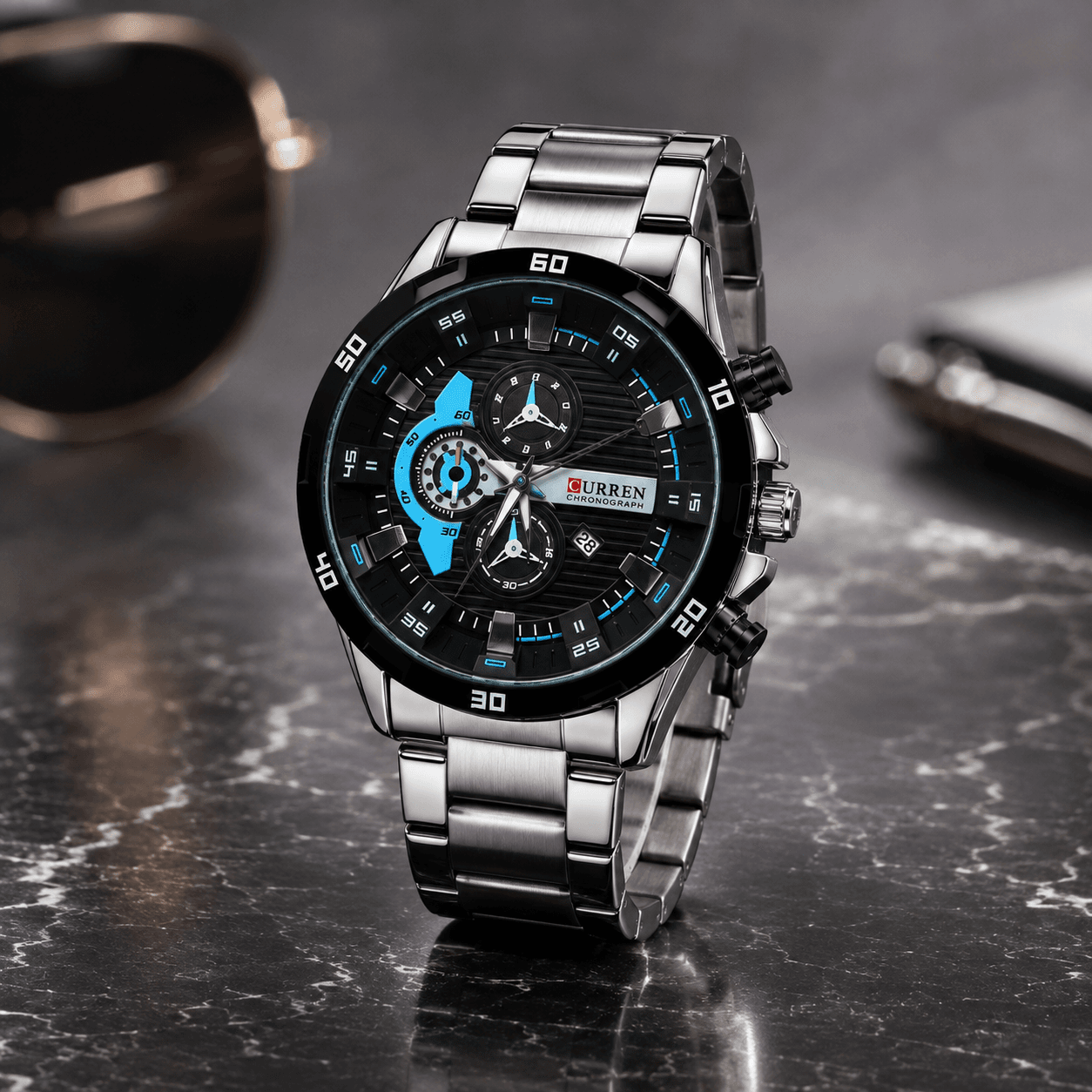 Curren 8402 Chronograph Men’s Watch-Code: 4875 2
