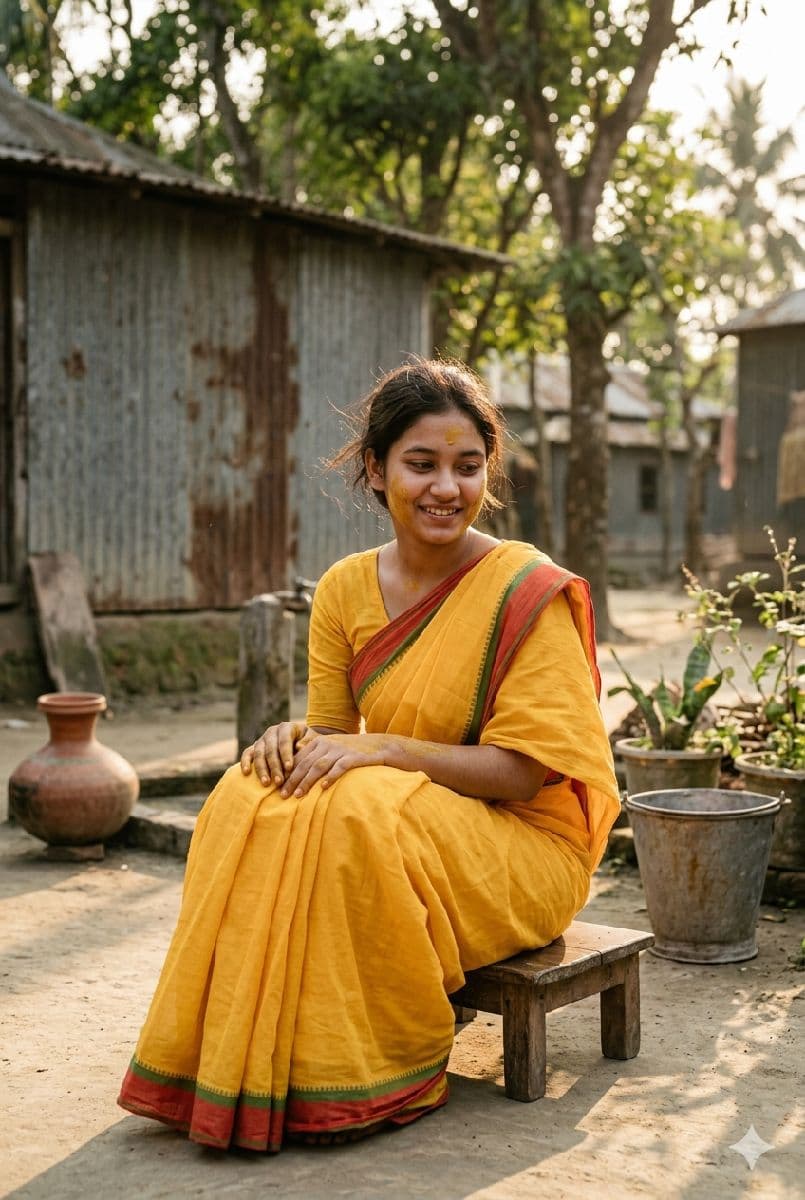 গায়ে হলুদ এর কাপড়