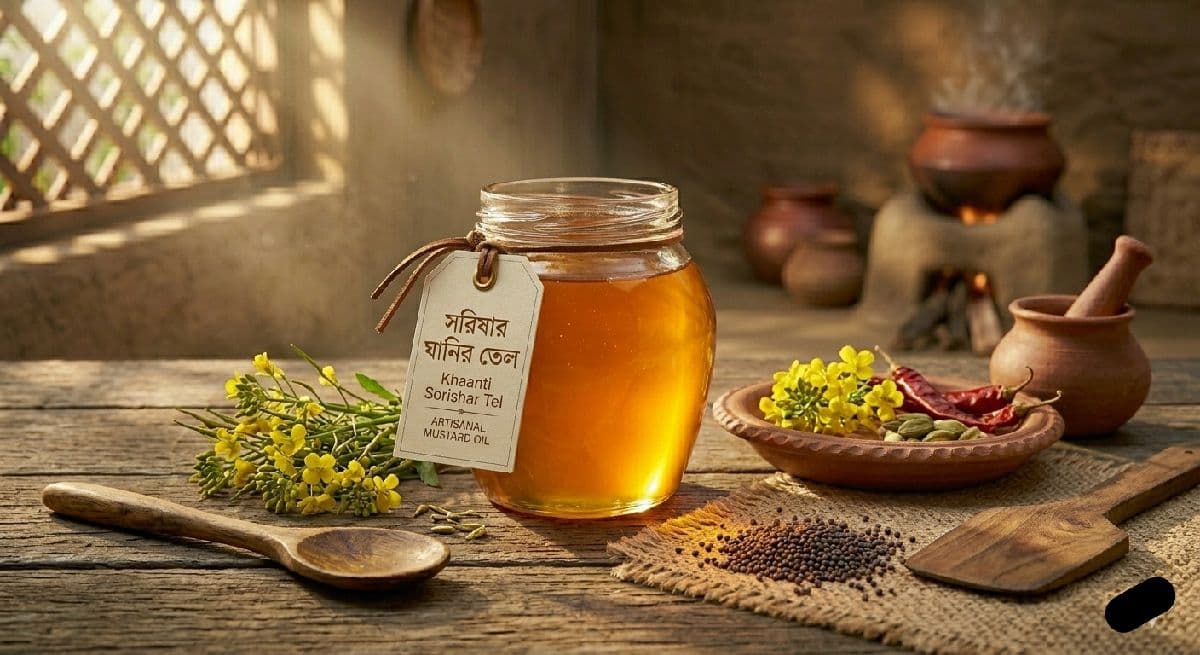 সরিষার ঘানির তেল