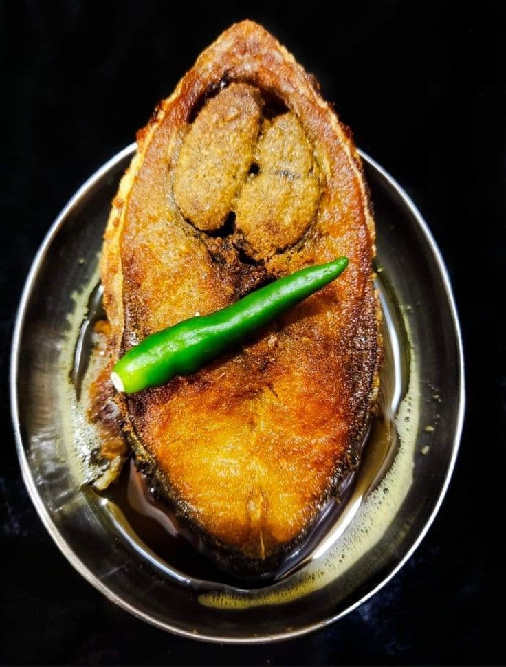 আজকের স্পেশাল ইলিশ মাছ ভাজা
