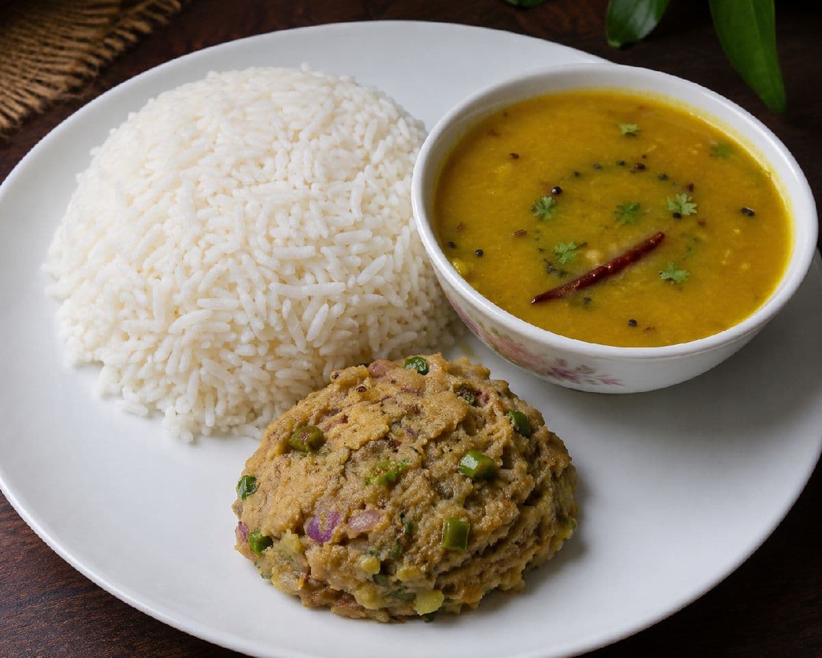 ভাত + ডাল + ভর্তা