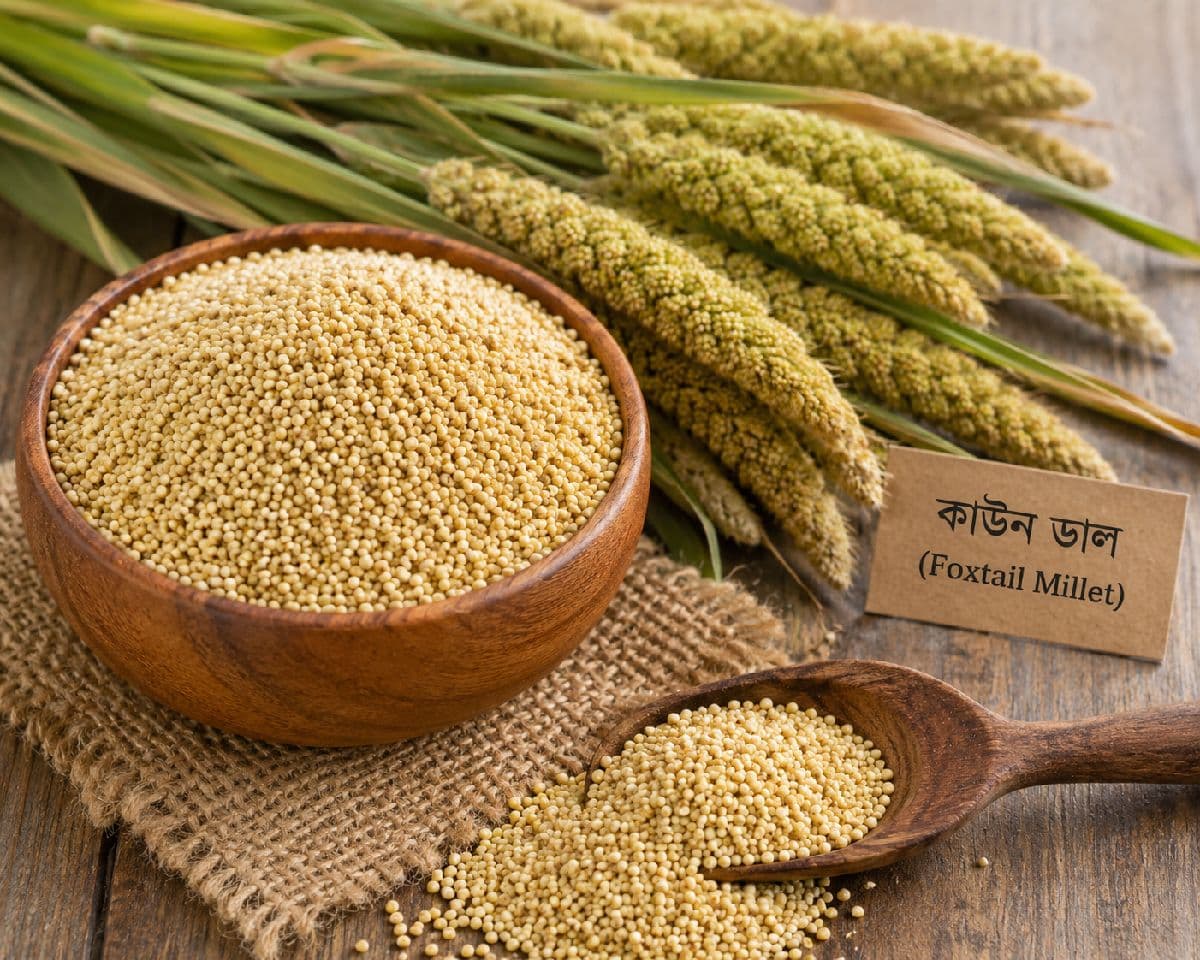 đž āĻāĻžāĻāύ āĻĄāĻžāϞ (Foxtail Millet)