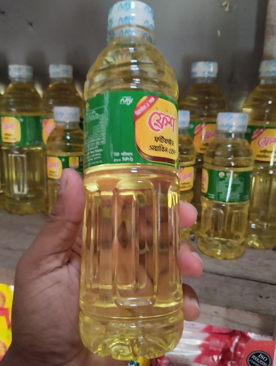 🌿 ফ্রেশ ফোর্টিফাইড সয়াবিন তেল – ৫০০ মি.লি.