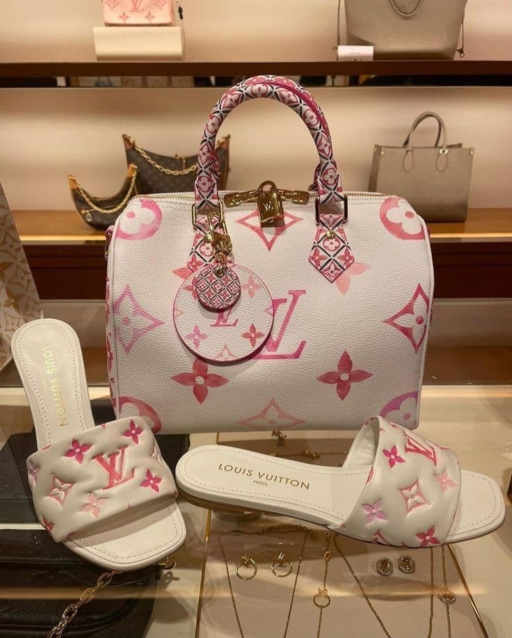 đ Luxury Handbag & Sandal Set (Sky Blue Edition)