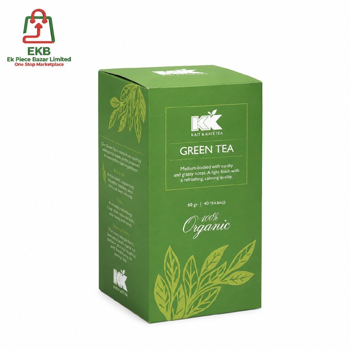 Kazi & Kazi Green Tea 60gm (Tea Bag)