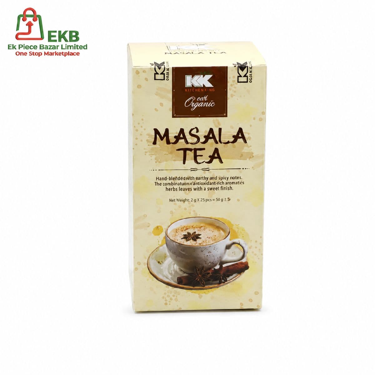 Kazi & Kazi Organic Masala Tea Bag 50gm