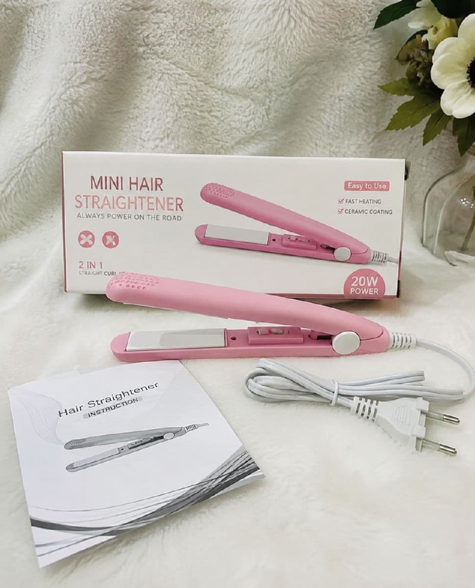 ✨ Mini Hair Straightener | Portable & Easy Use