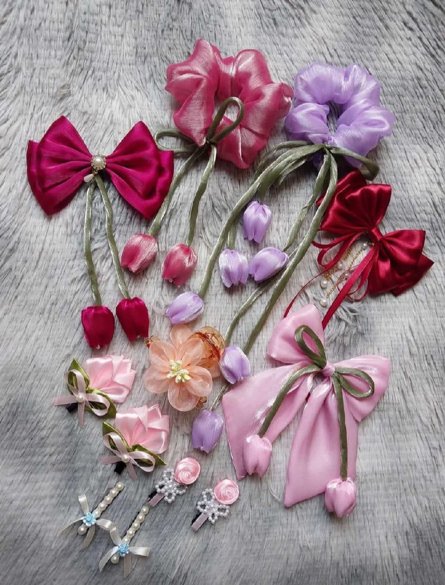 Crystal Flower Jewelry Set
