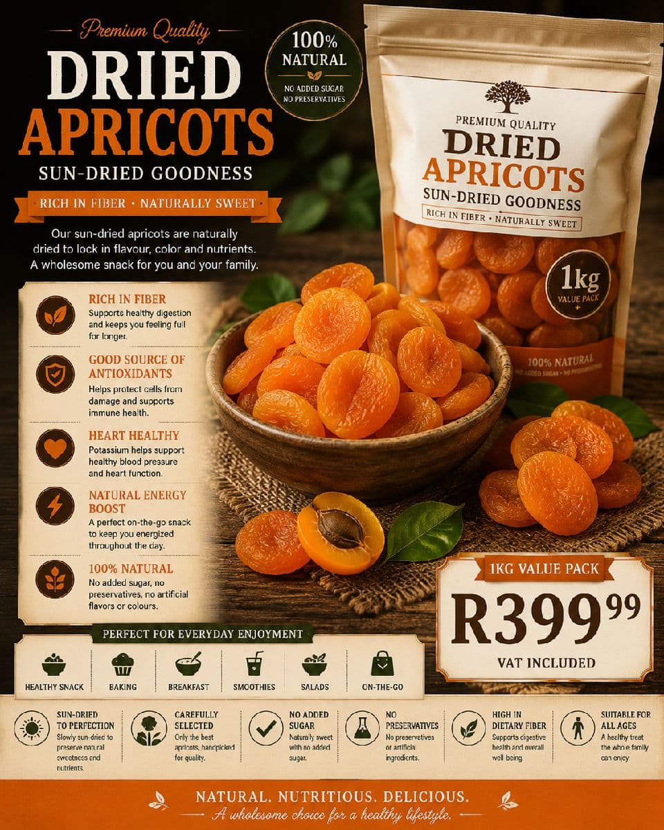 Dried Apricots (1kg)
