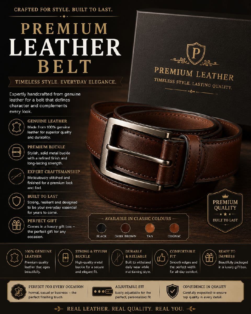 Genuine Leather Belt