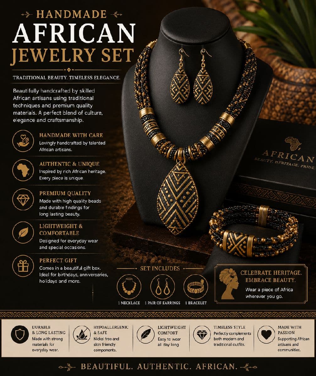 Handmade African Jewelry Set