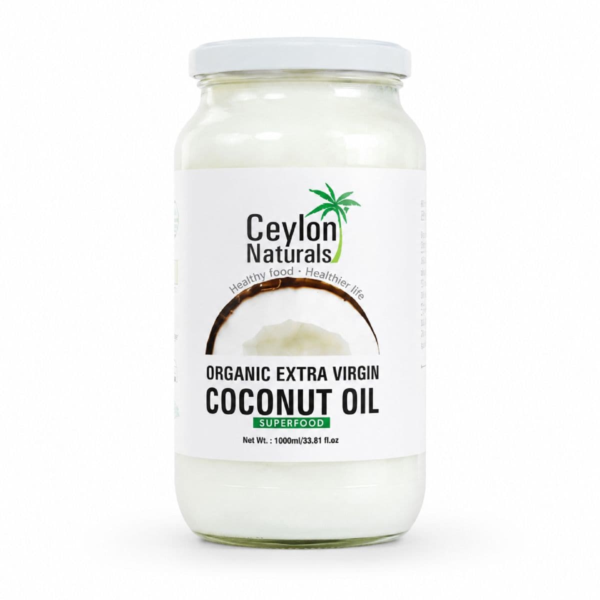 Ceylon Naturals Cold-Pressed Coconut Oil Variant 2