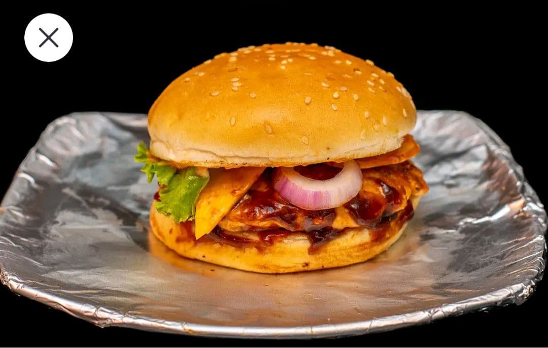 BBQ Chicken Cheese Burger