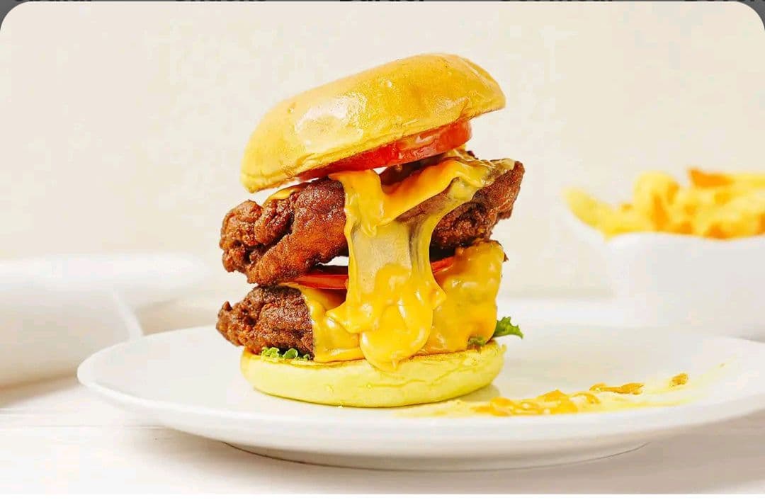 Special Double Decker Chicken Burger