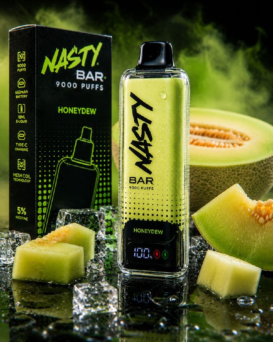 Nasty Bar 9000 Puffs Disposable Vape - Honeydew