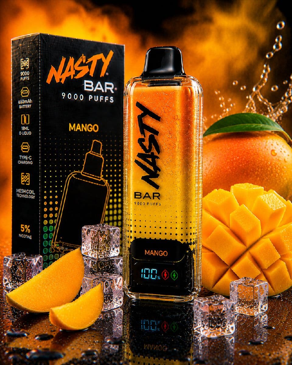 Nasty Bar 9000 Puffs Disposable Vape - Mango