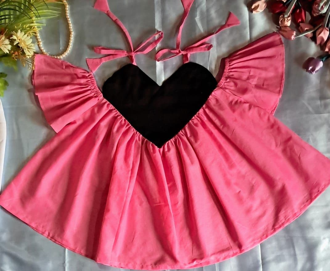 Baby Girl Heart Bodice Flare Frock (৪–৬ বছর)