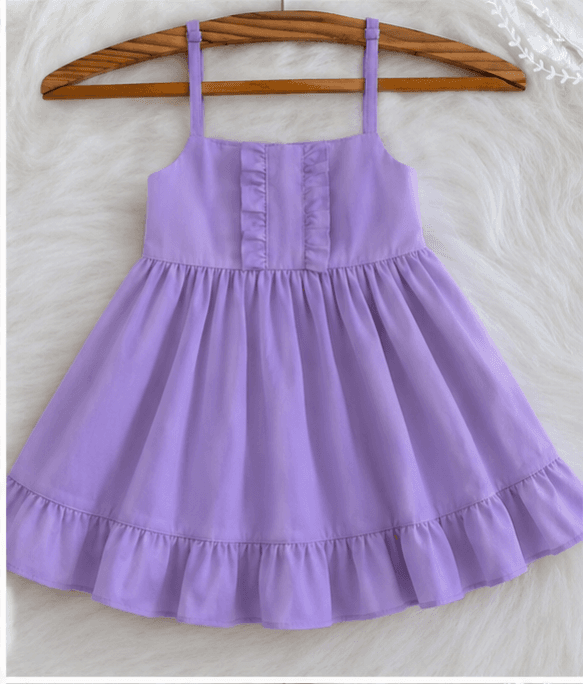 Baby Girl Ruffle Panel Flare Frock (৪–৬ বছর)
