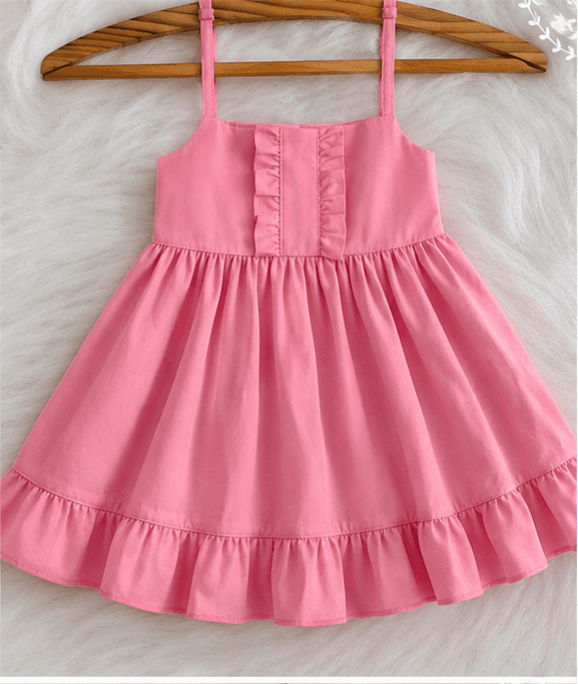 Baby Girl Ruffle Panel Flare Frock (১–২ বছর)