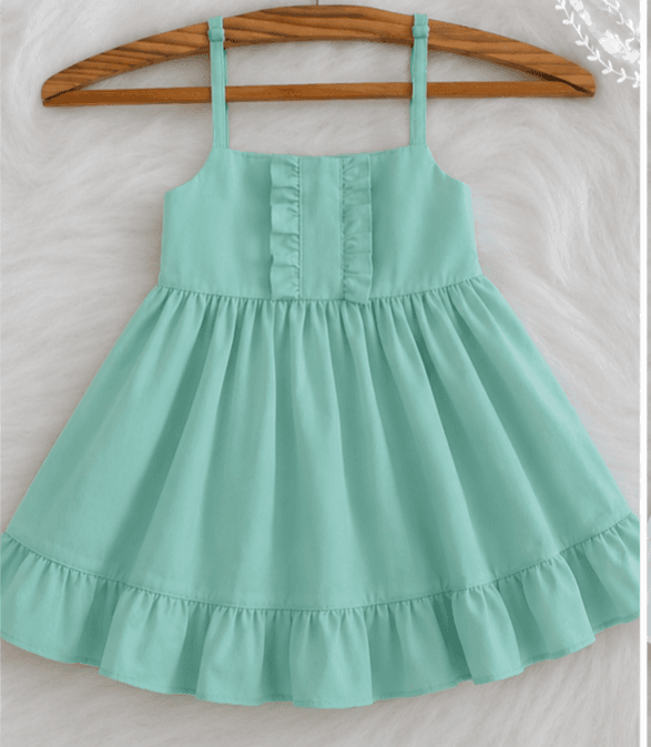 Baby Girl Ruffle Panel Flare Frock (২–৪ বছর)