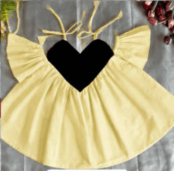 Baby Girl Heart Bodice Flare Frock (১–২ বছর)