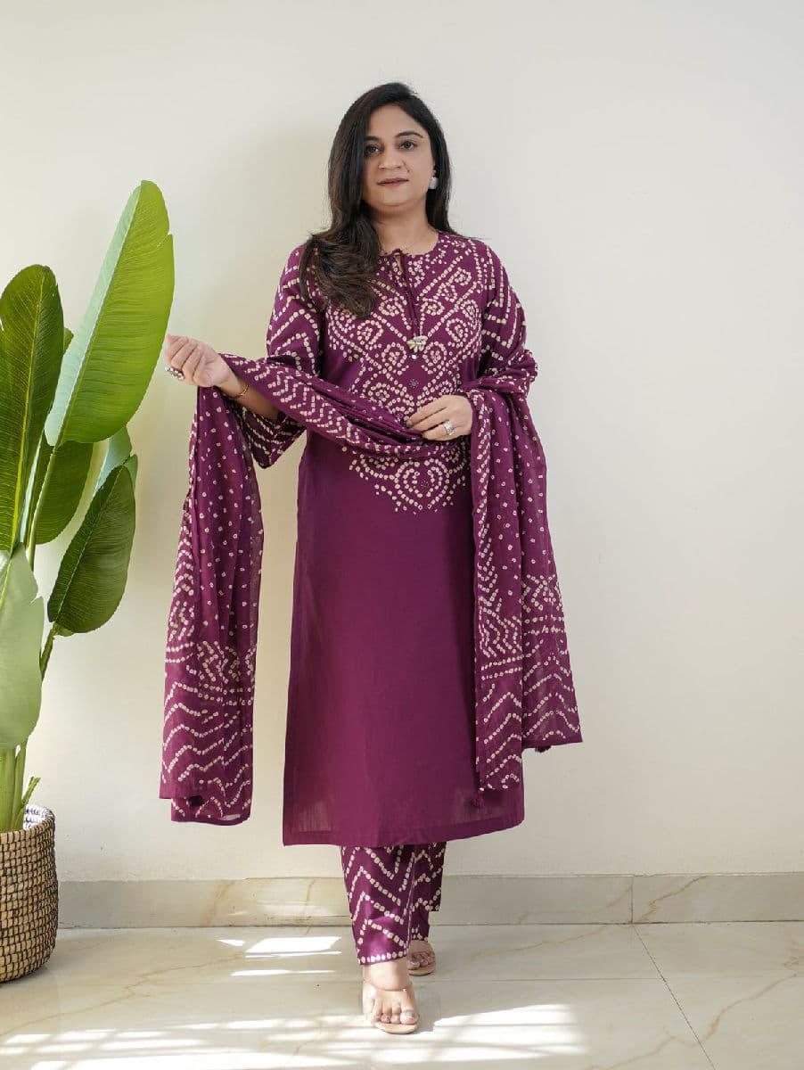 Cunri Print Three Piece