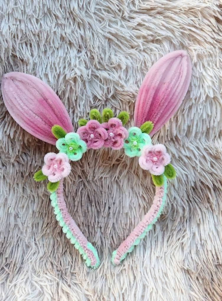 pipe cleaner hair bands