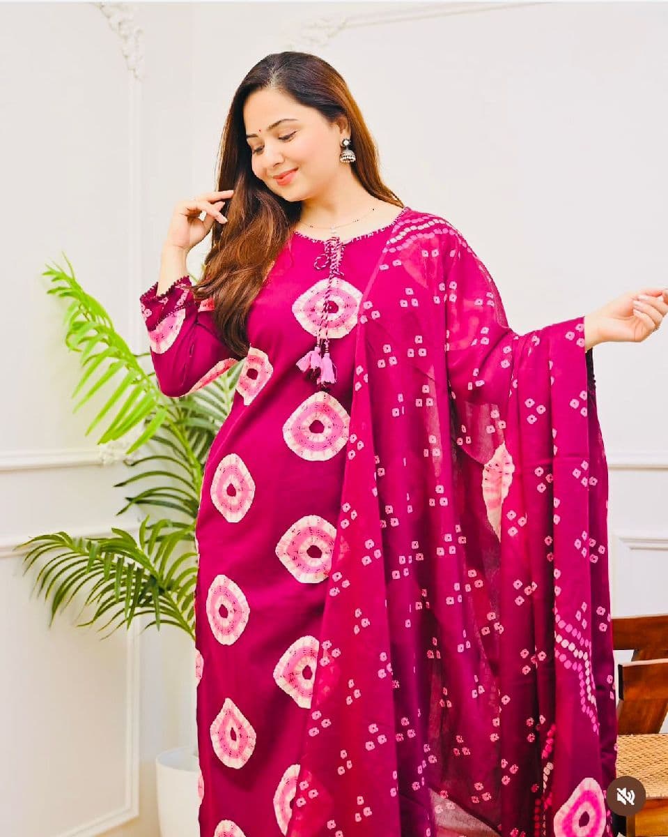 Cunri Print Three Piece
