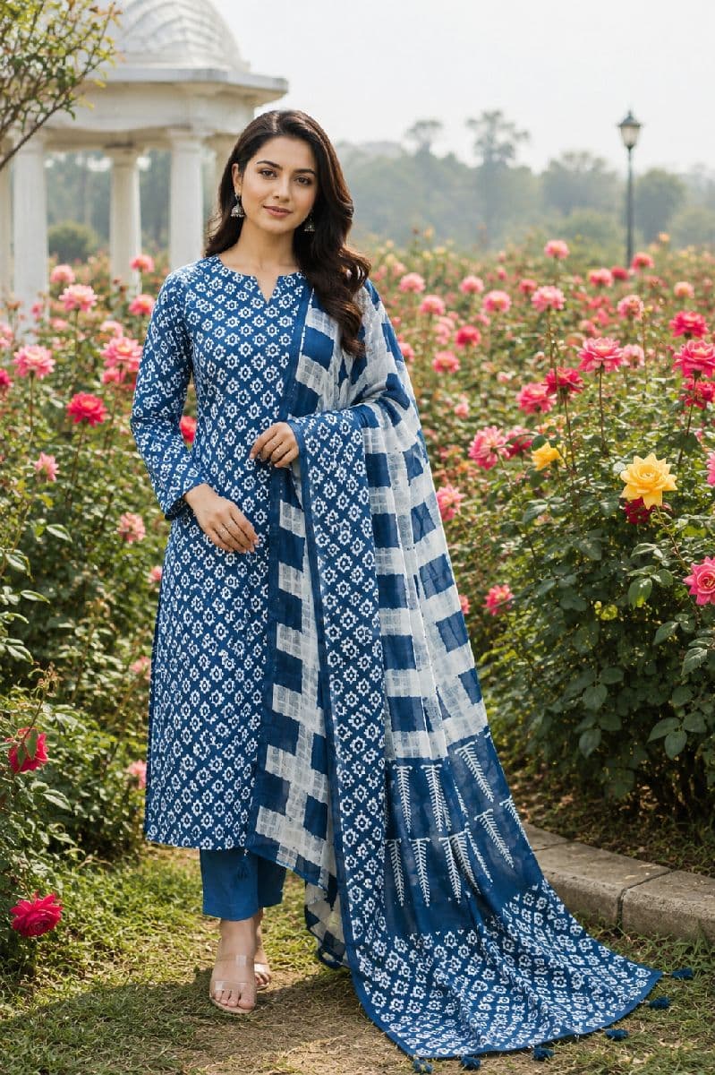 প্রিমিয়াম কোয়ালিটি বাটিক থ্রি পিস