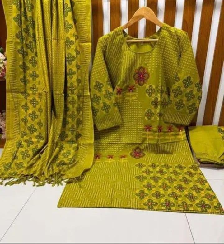 এমব্রয়ডারি থ্রি পিস - 40