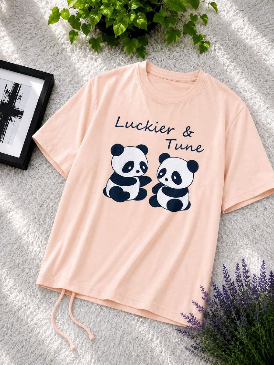 Stylish Ladies Drop Shoulder Tshirt