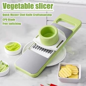 Stainless Steel Vegetable Cutter & Slicer - মাল্টিফাংশনাল সবজি কাটার