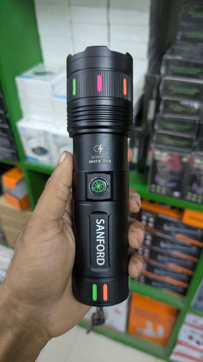 Sanford Japan White Laser With Led Torch Light 30000mAh