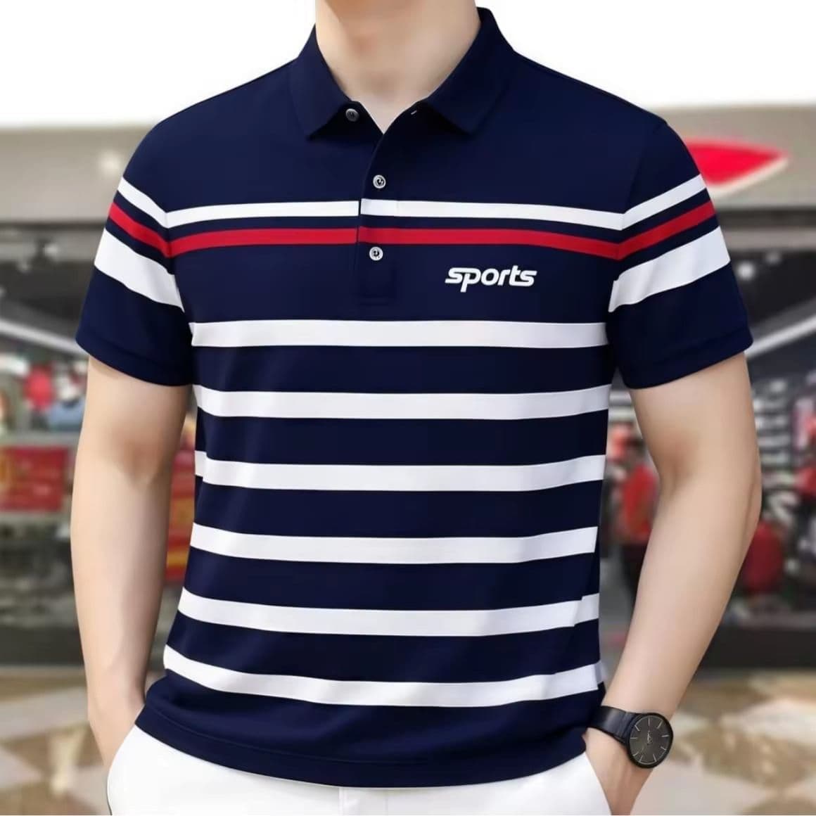 Striped Premium Polo Shirt
