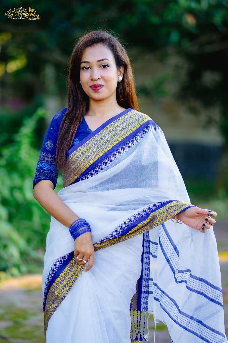 হাফ সিল্ক শাড়ি
