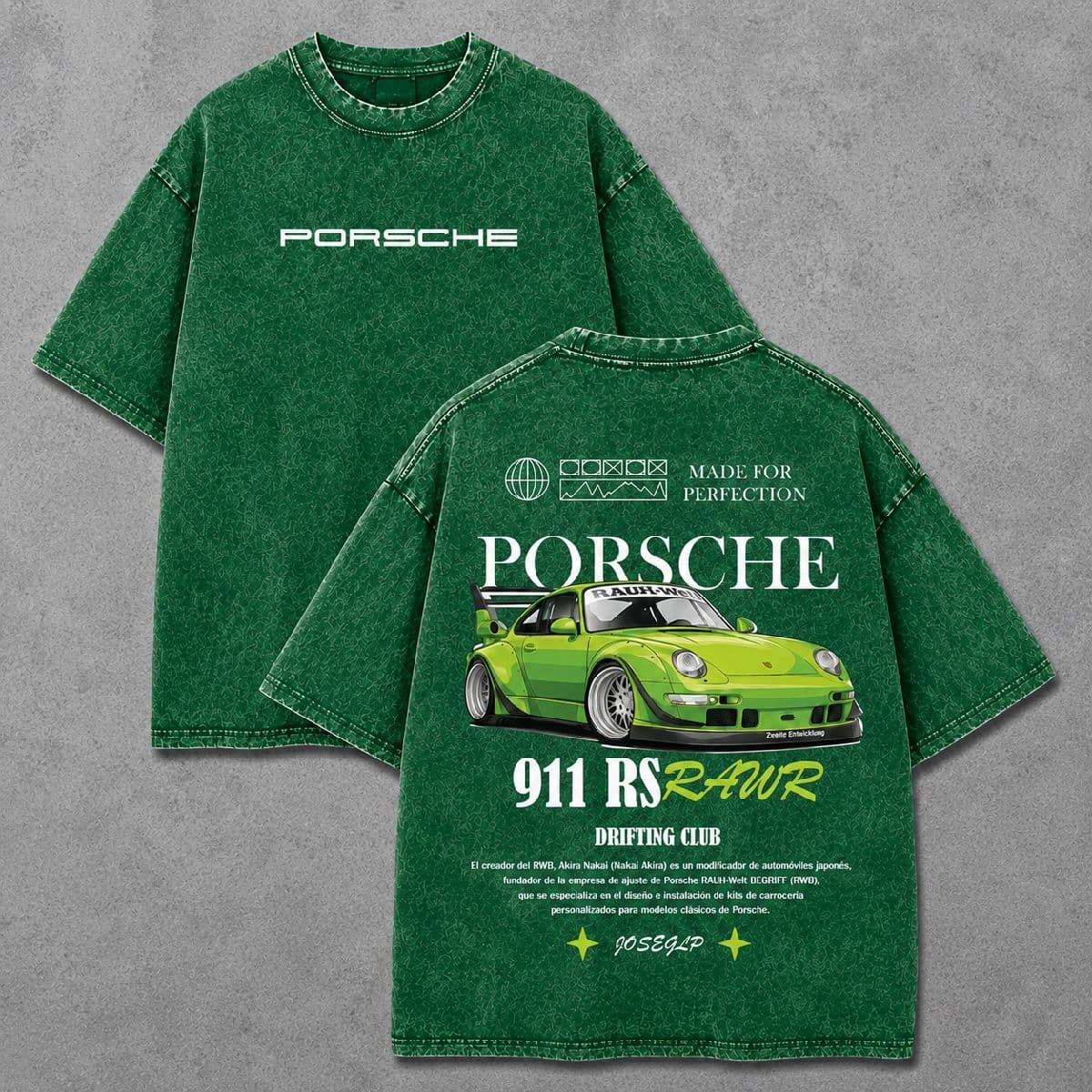 Premium Acid Wash Drop Shoulder T-shirt