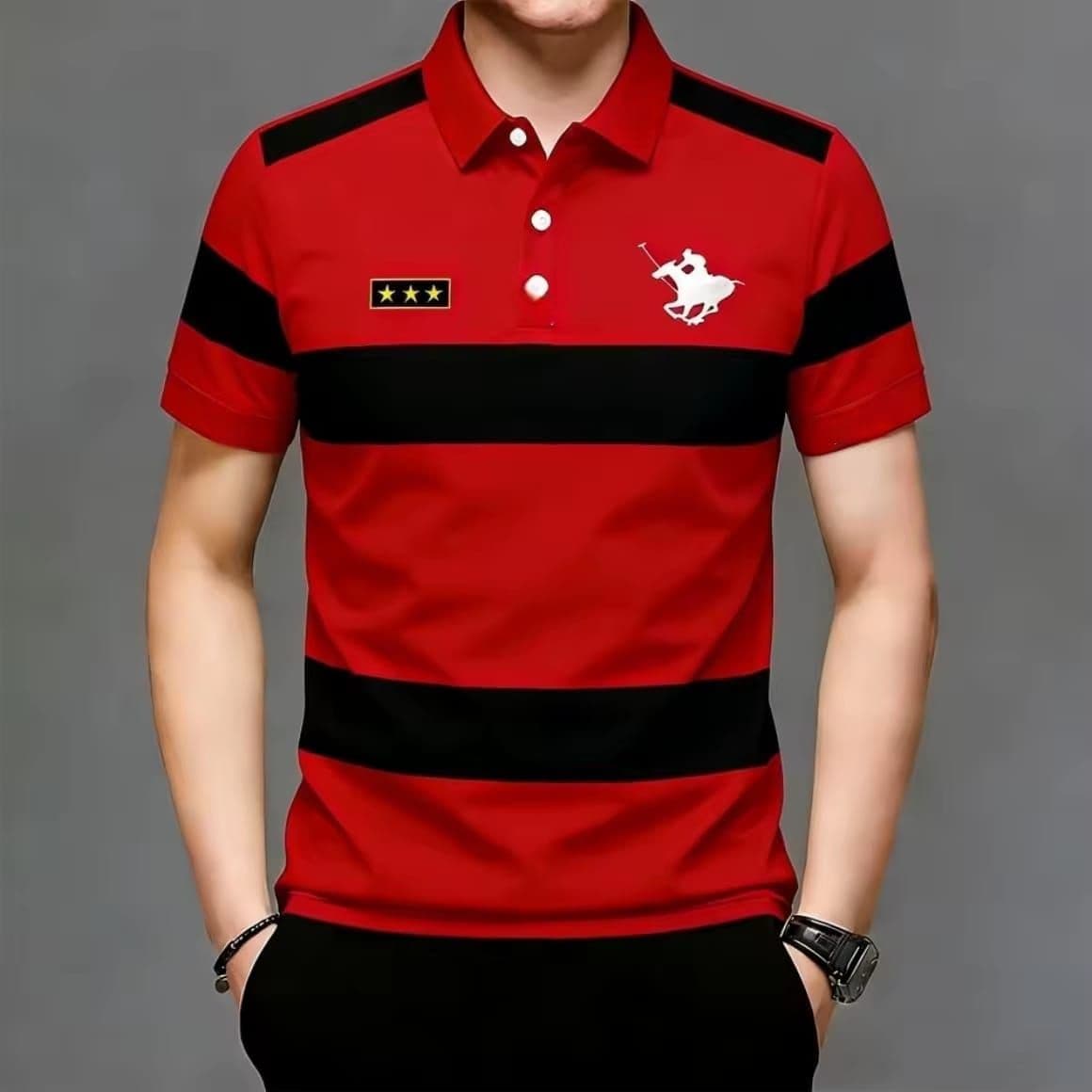 Striped Premium Polo Shirt