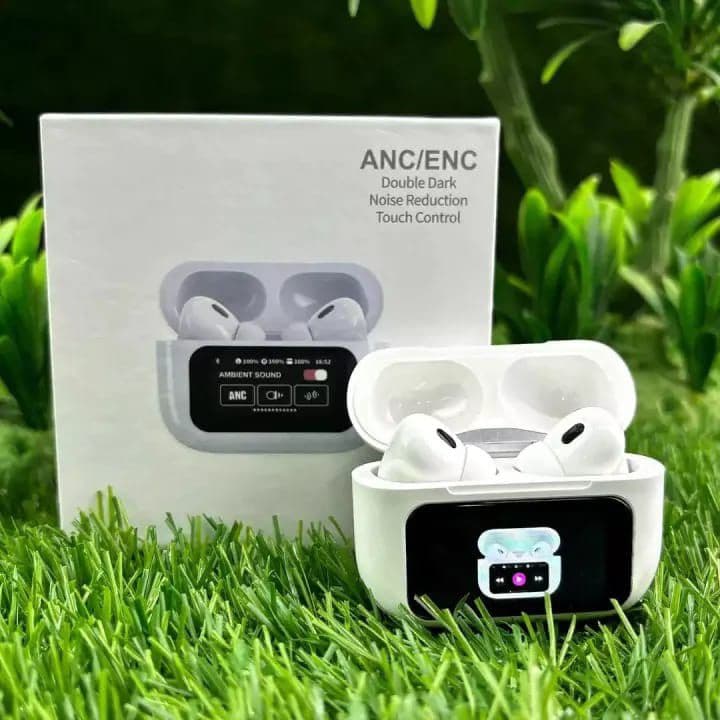 🎧 A9 Pro ANC/ENC স্মার্ট ডিসপ্লে ইয়ারবাডস (Smart Display Earbuds)