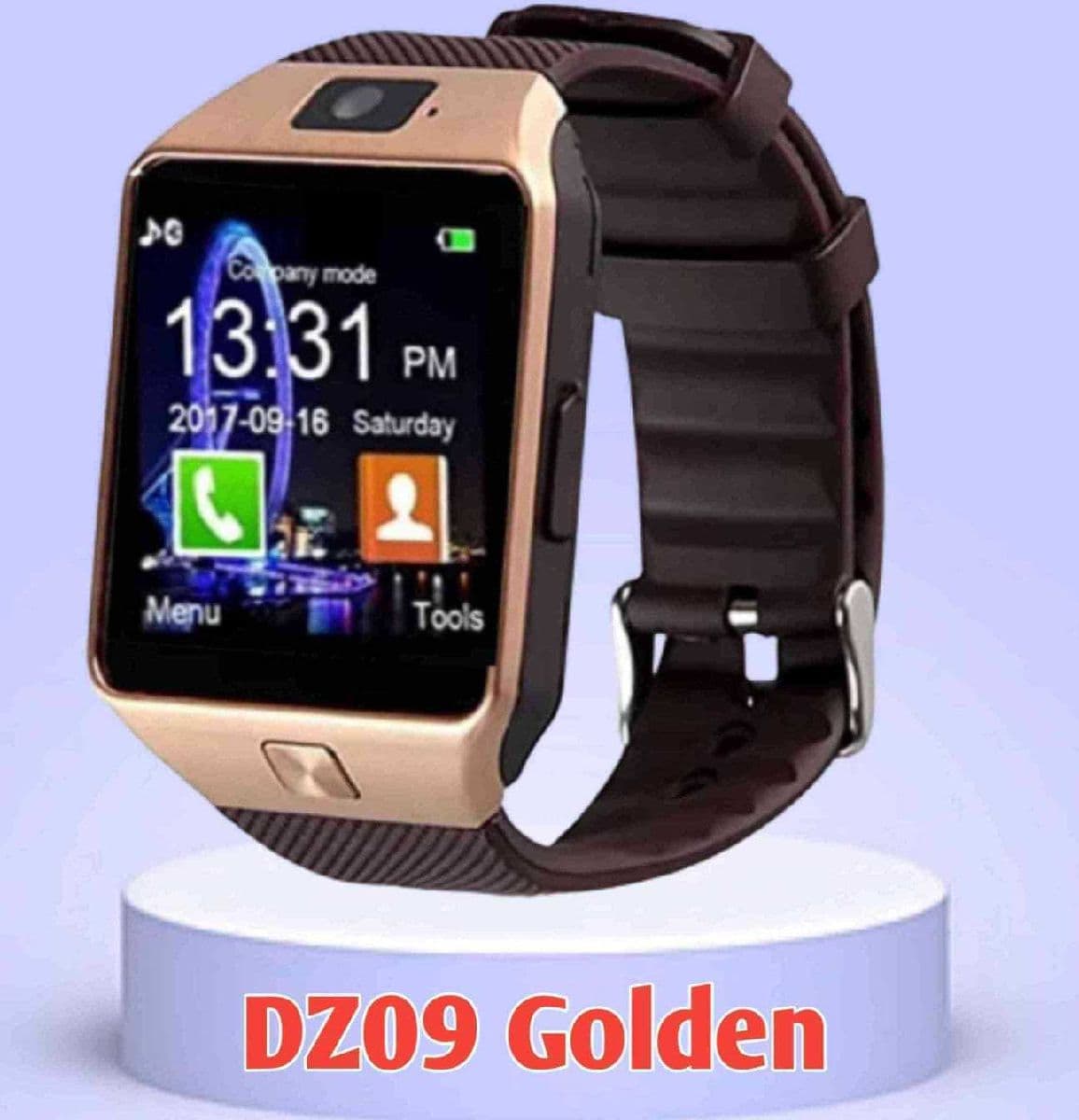 সিম মেমোরি সাপোর্টেড স্মার্ট ওয়াচ DZ09 Smart Watch( মোবাইল ঘড়ি)
