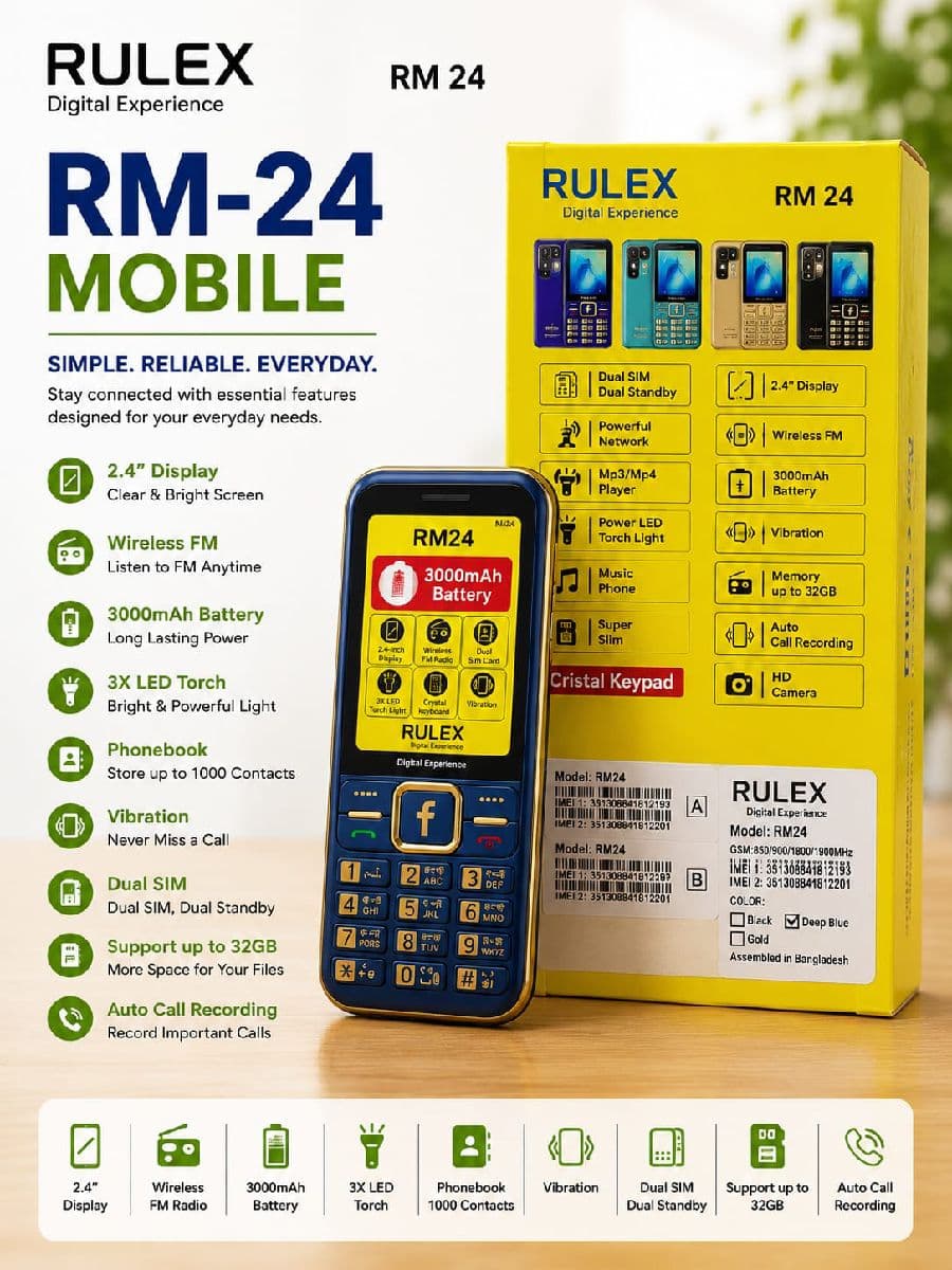 মোবাইল ফোন RULEX RM-24!
