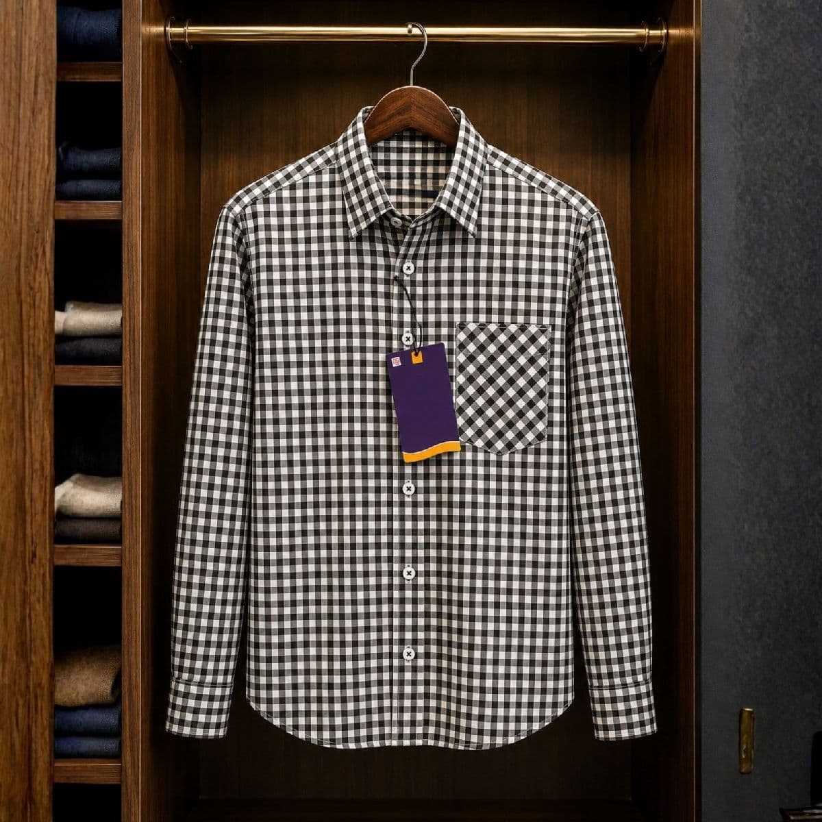 Formal Official Cotton Check Shirt