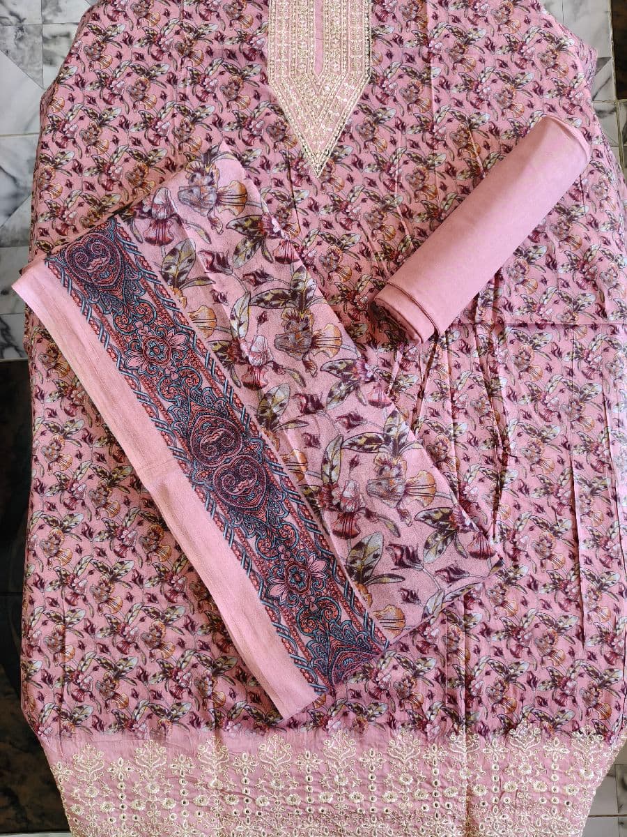 Digital printed cotton dress