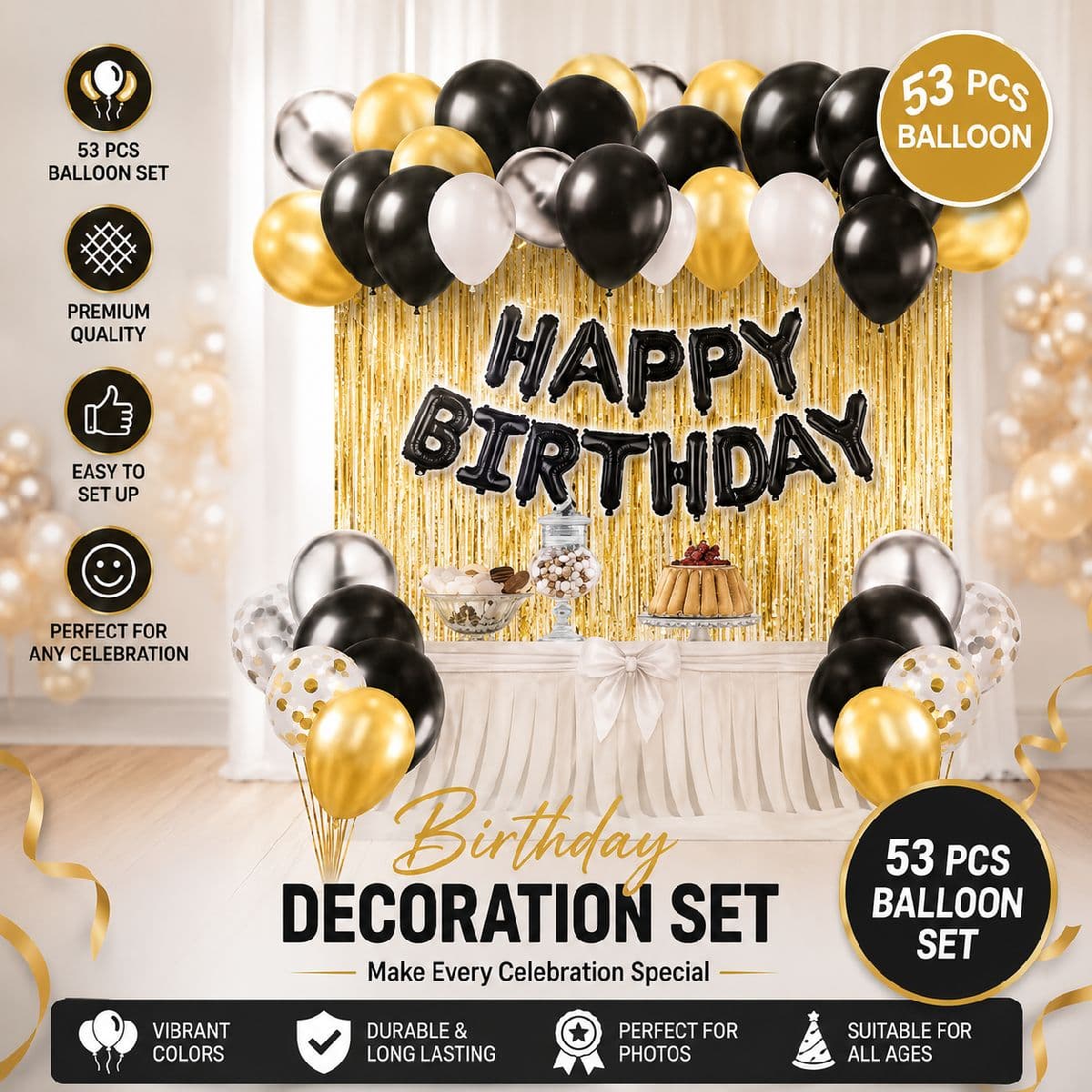 birthday decoration set 🎈🎂✨