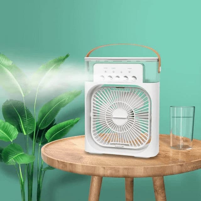 Non Rechragble Air Cooling Fan With Mist Flow