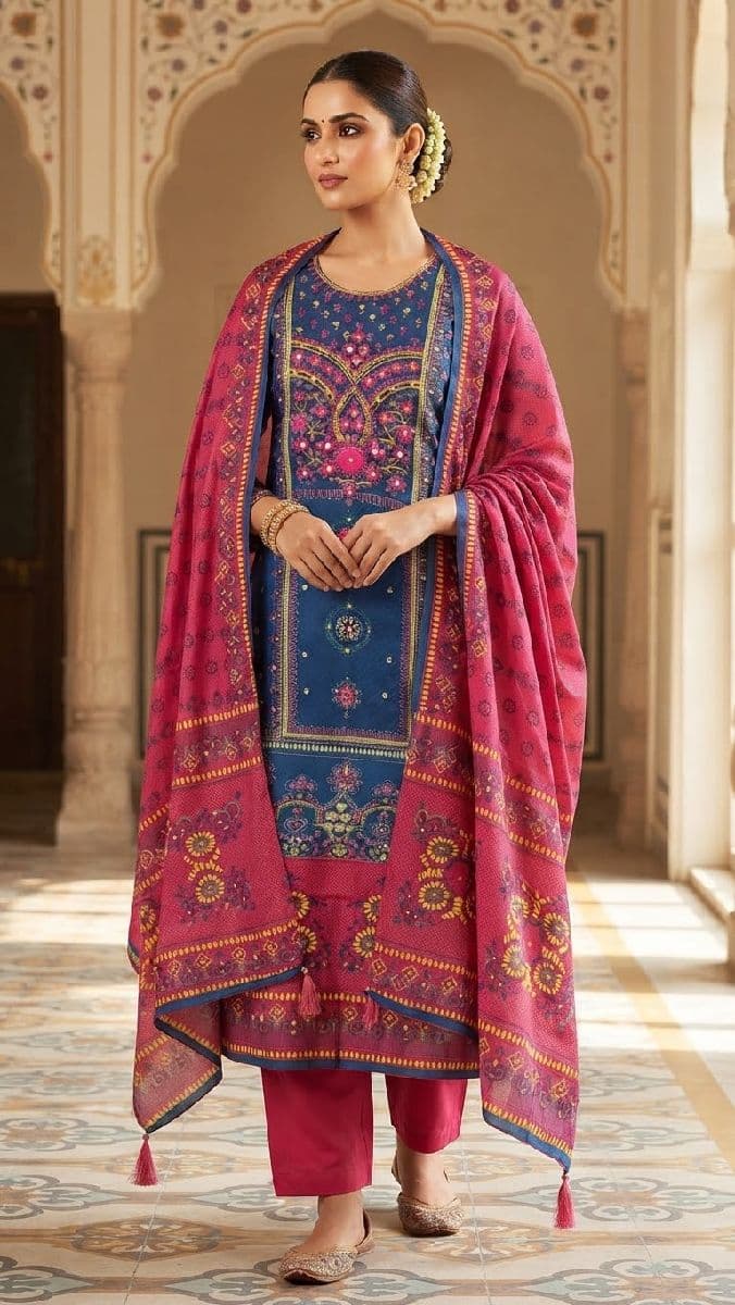 Kar Chupi Boutique Unstitched Three Piece