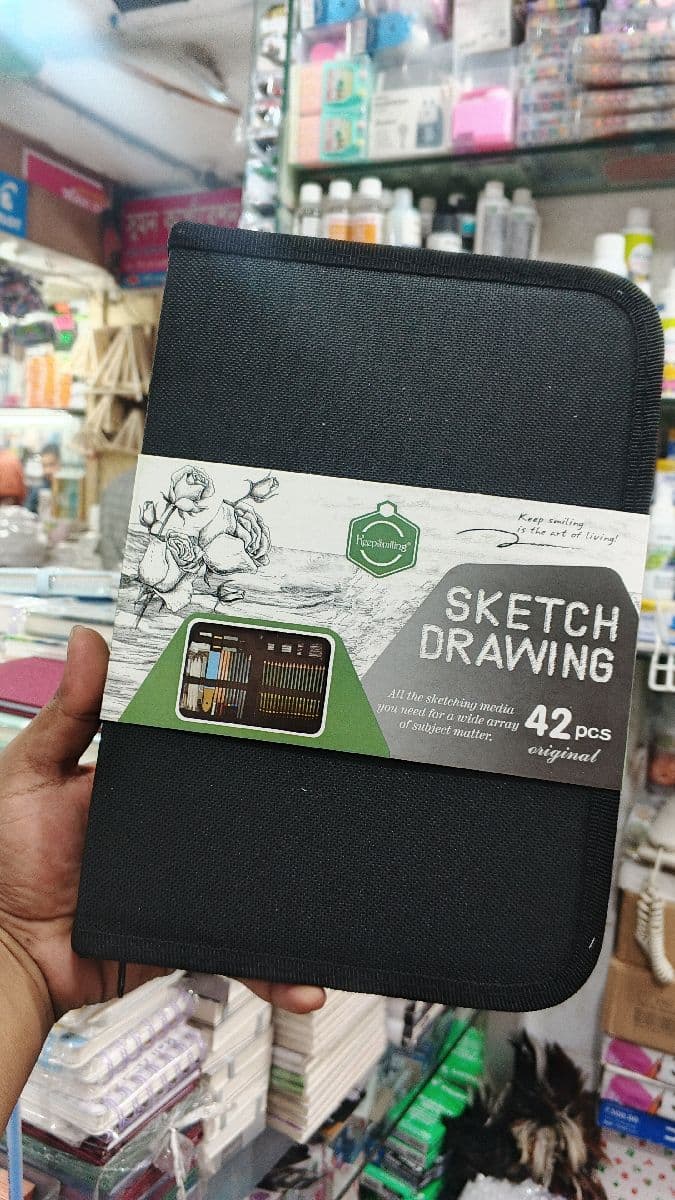 Sketch Drawing Set – 42 Pcs ✨📦